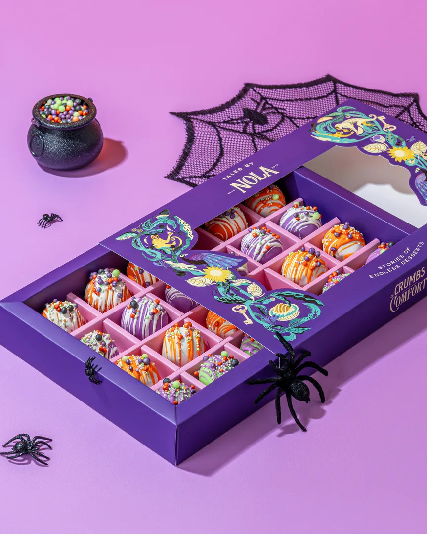 Halloween Cake Balls Gift Box