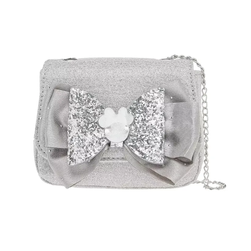 Minnie Mouse Kids Crossbody Bag - Metallic Silver