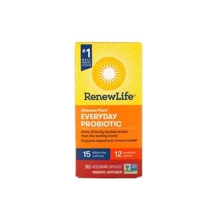 بكتيريا نافعة 15 بليون ، 30 كبسولة renew life