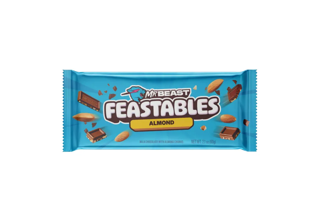 Mr Beast Feastables Almond Bar 60g