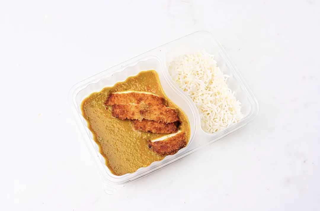 Chicken katsu with rice