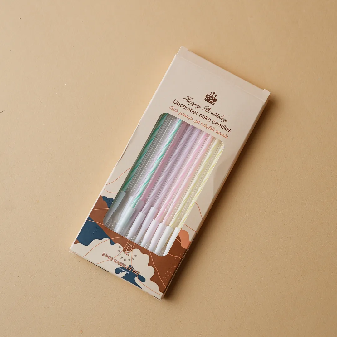 Colors candle box 6pic