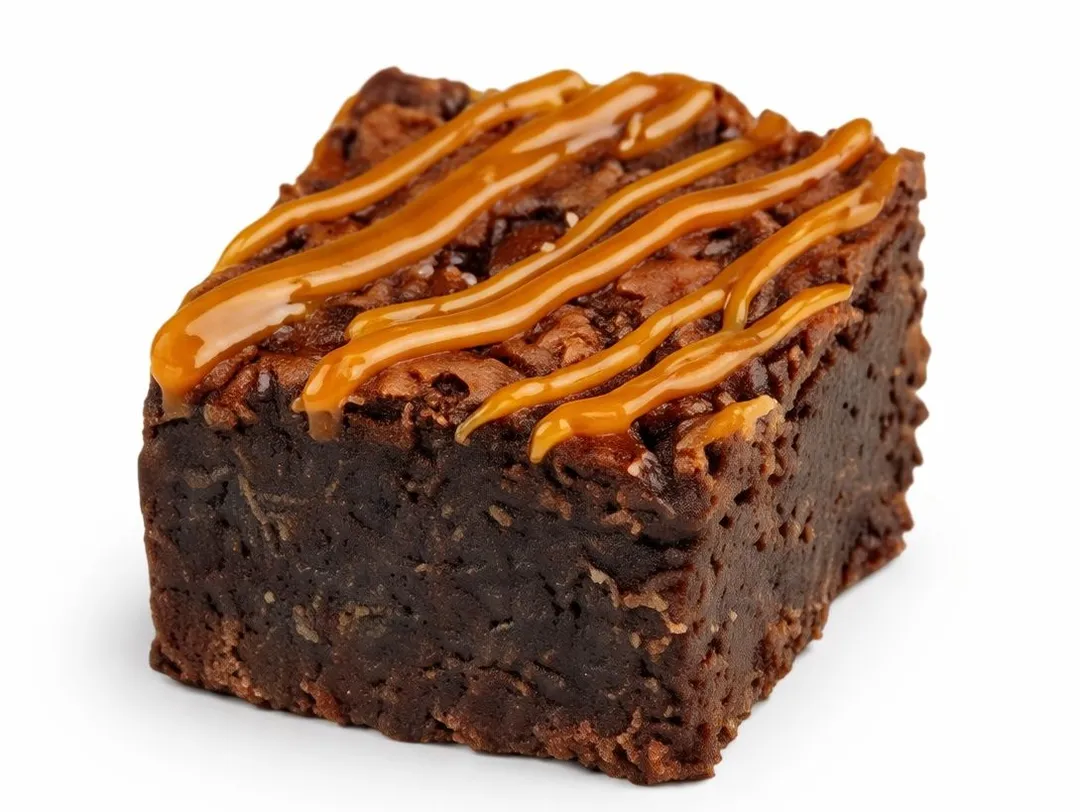 Mini Salted Caramel Fudge Brownies 