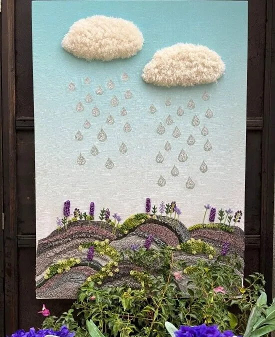 Purple 3D Painting