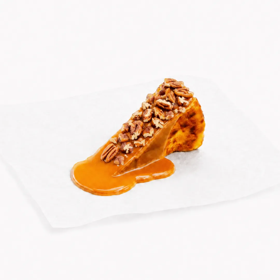 Salted Caramel Pecan San Sebastián Cheesecake