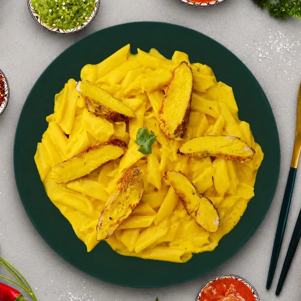 Saffron Penne Pasta