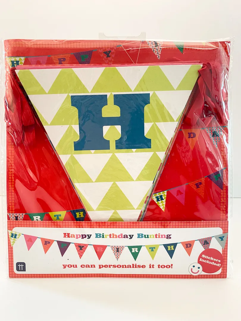 Happy birthday Bunting