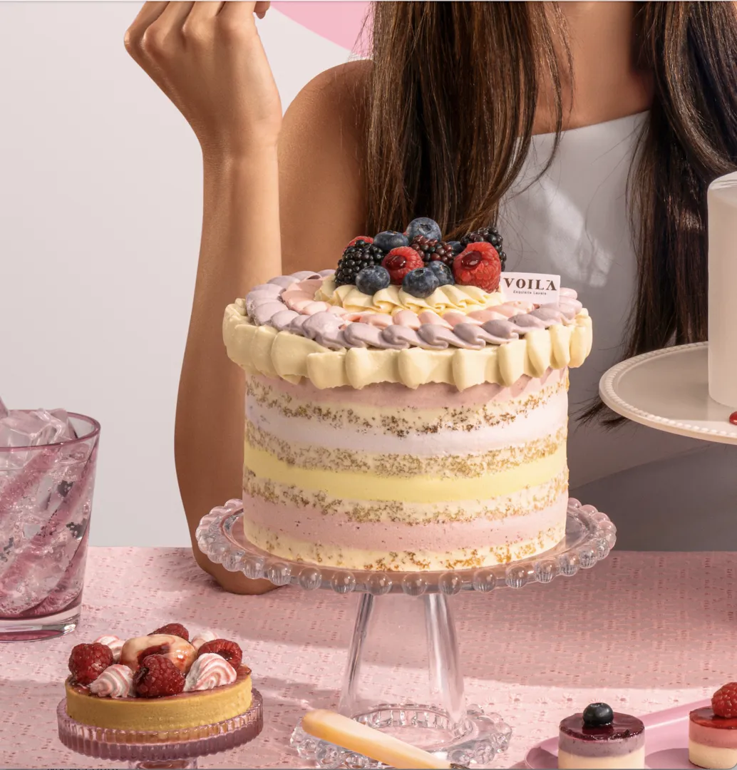 Triple Yogu Cake