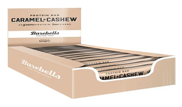 BABREBELLS PROTEIN BAR CARAMEL CASHEW BOX X 12 PEC