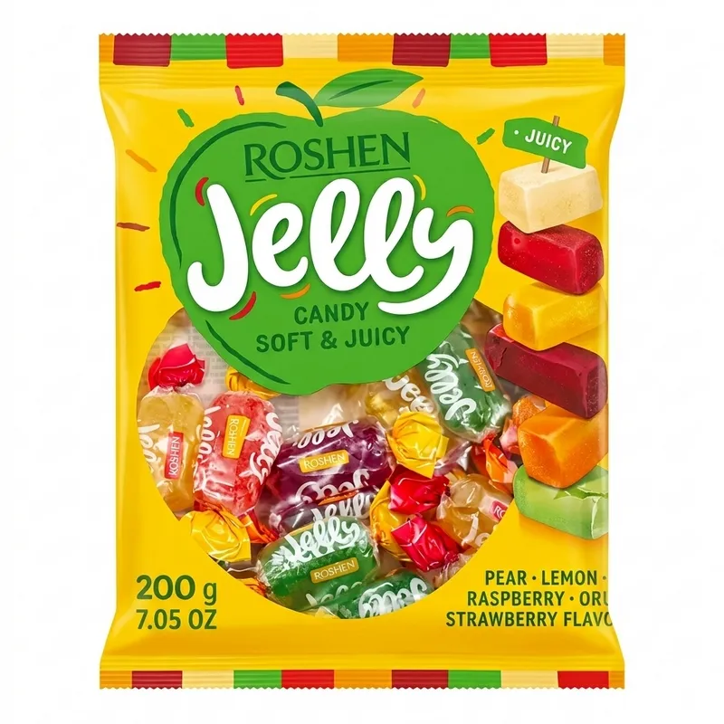 Roshen Fruit Flavoured Jelly Candy 200g