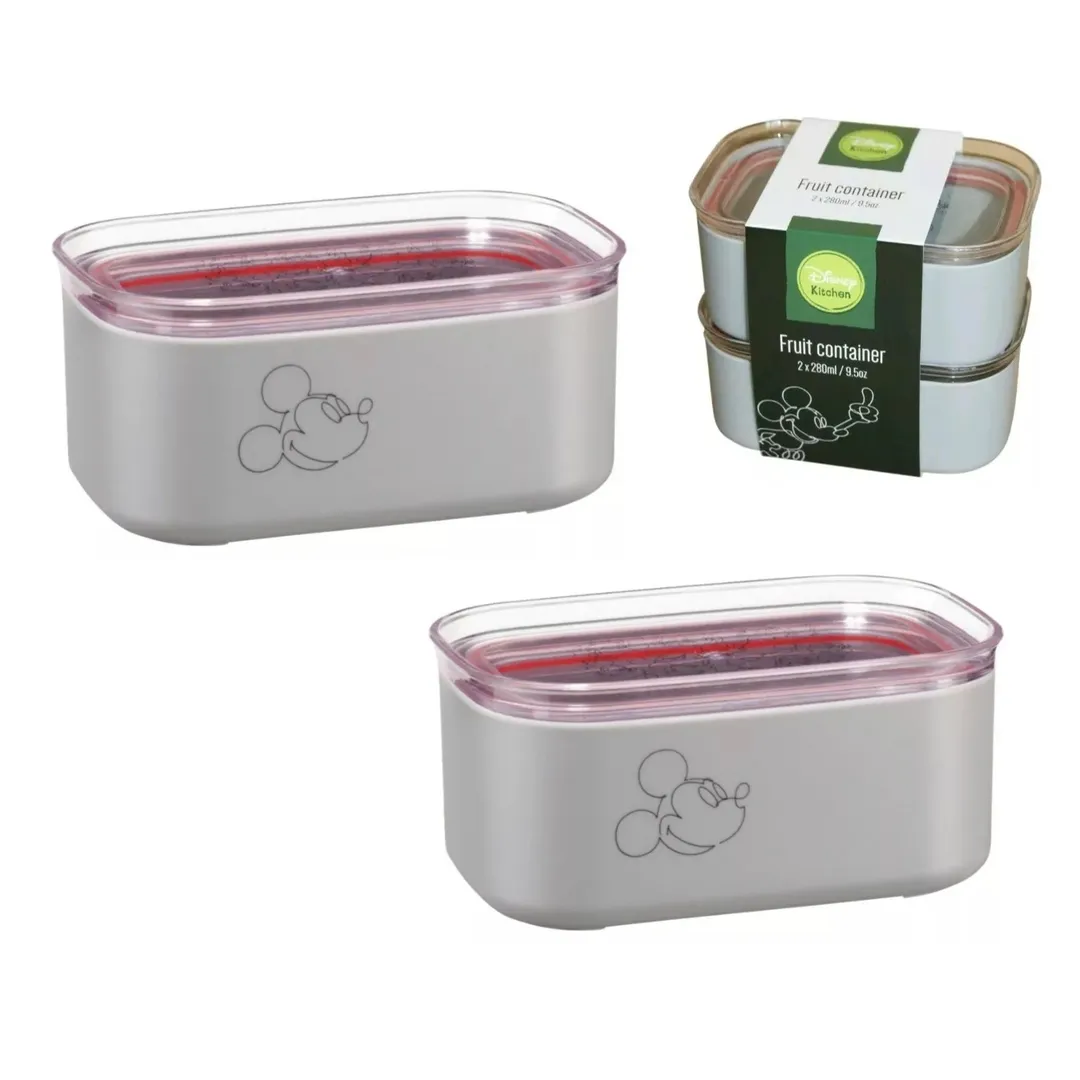 Mickey Mouse Food Containers - 2 PCS