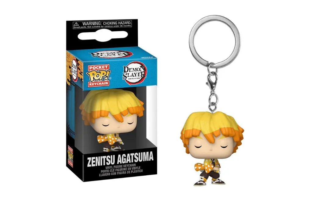Pocket POP! Demon Slayer Zenitsu Agatsuma Keychain Figure