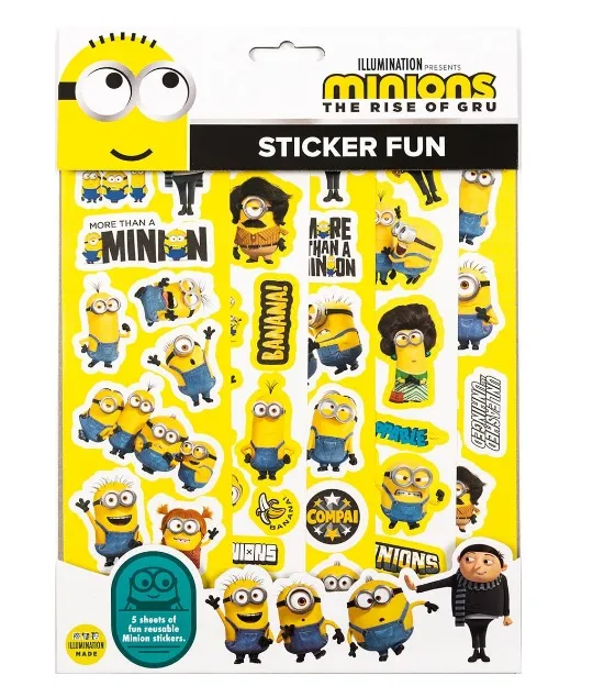 Minions Stickers - 5 Sheets