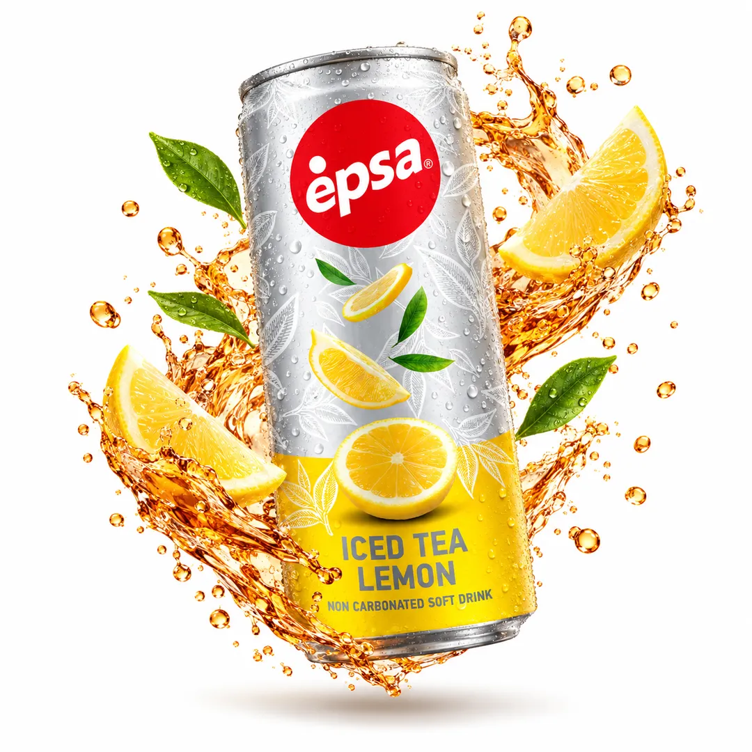Epsa Iced Drink With Tea Lemon 330ML