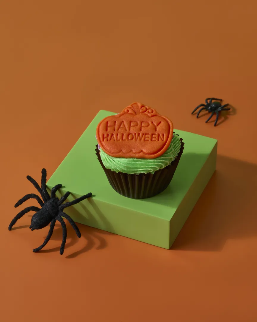 Happy Halloween Chocolate Chips Cupcake