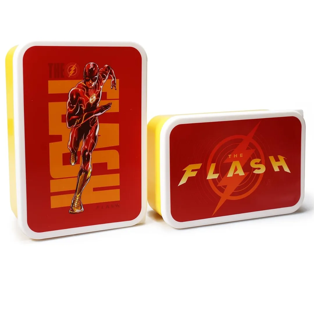 DC Comics The Flash 2 Plastic Lunch Boxes
