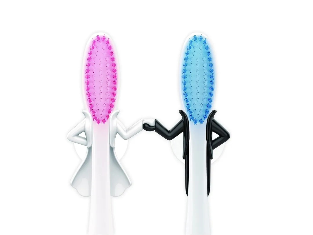 Lady & Gentleman Toothbrush Holder