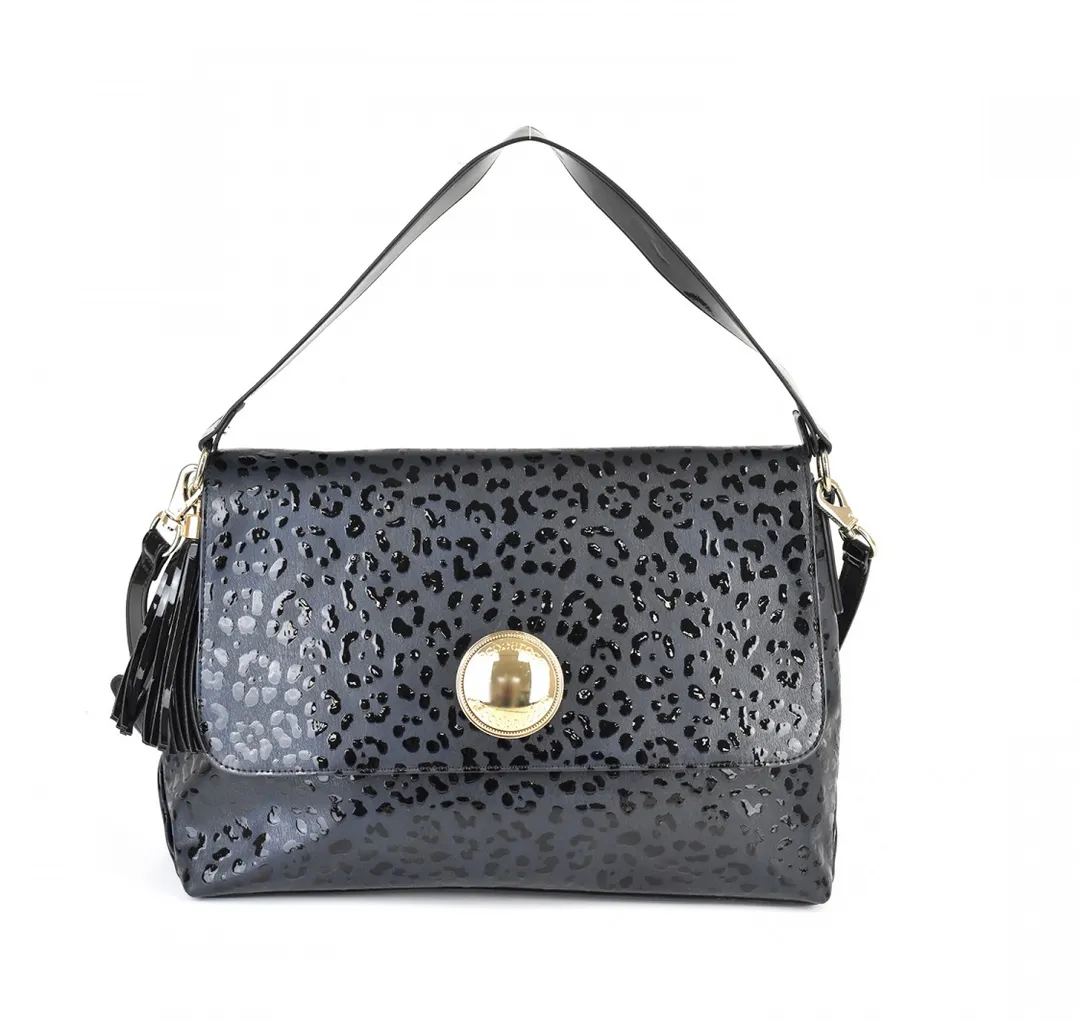 Roccobarocco - Black Zenobia Handbag With Strap