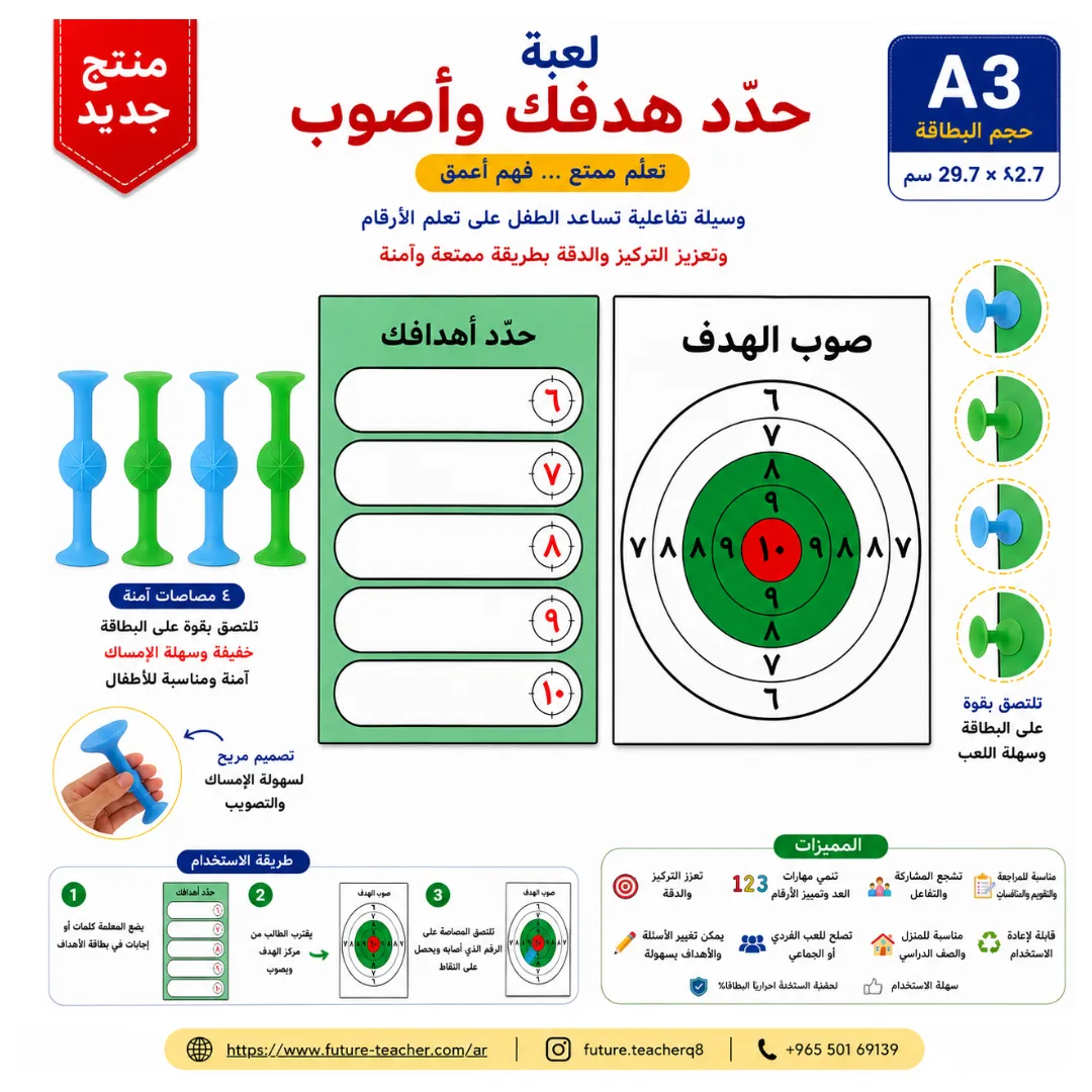 حدد هدفك وصوب