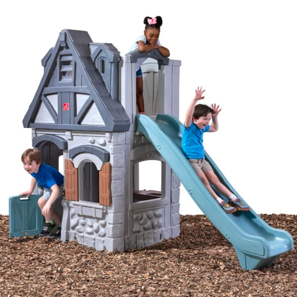 Enchanting Adventures 2-Story Playhouse & Slide
