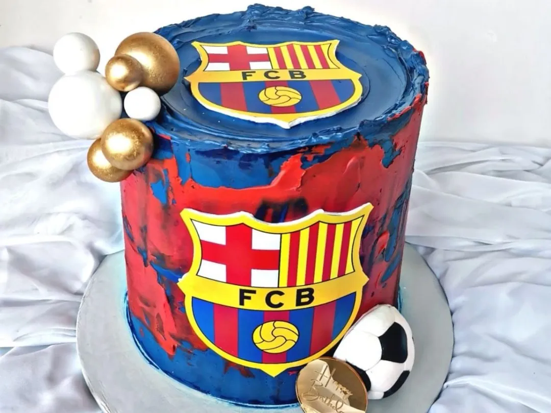 كيك برشلونة