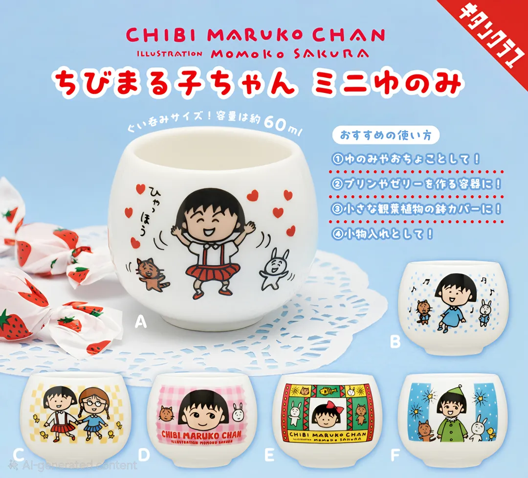 Chibi Maruko Mini Cup (arabic coffee)