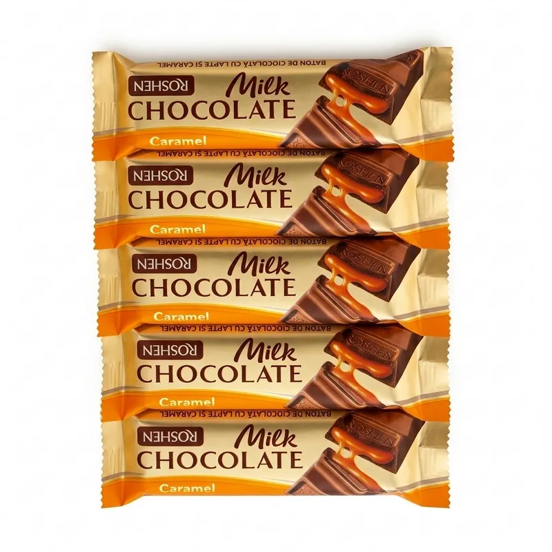 Roshen Miela Chocolate Bar with Caramel Filling 6x30g