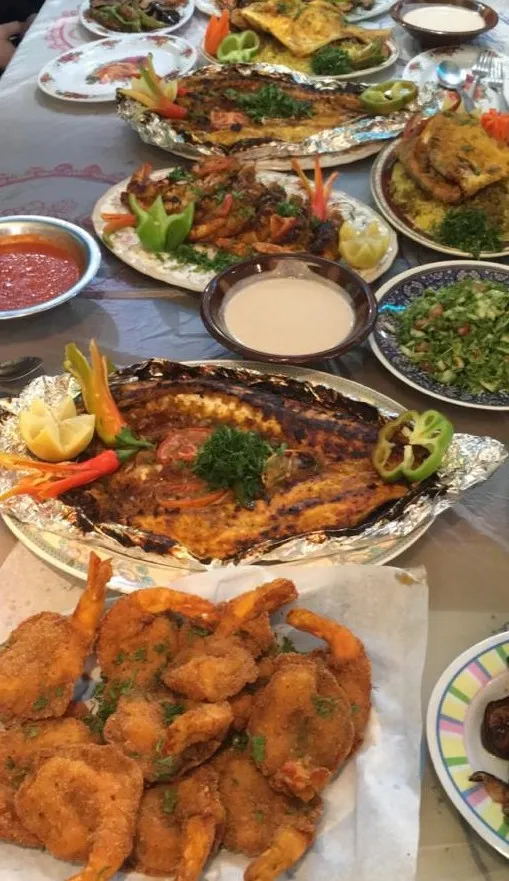 وجبات المأكولات البحرية