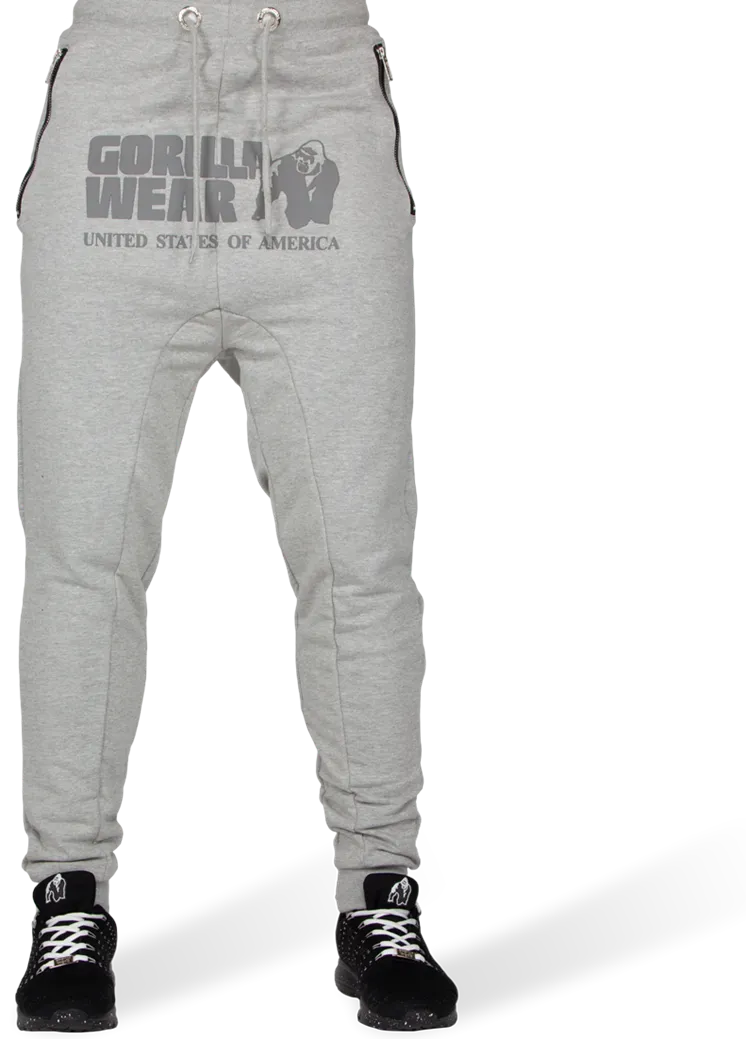 Alabama Drop Crotch Joggers Gray