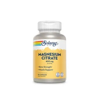 Solaray Magnesium citrate 400mg, 90 cap