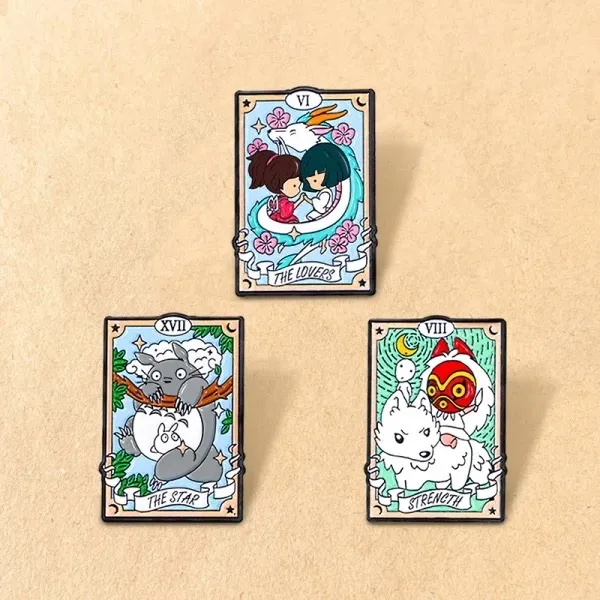 Ghibli pins set