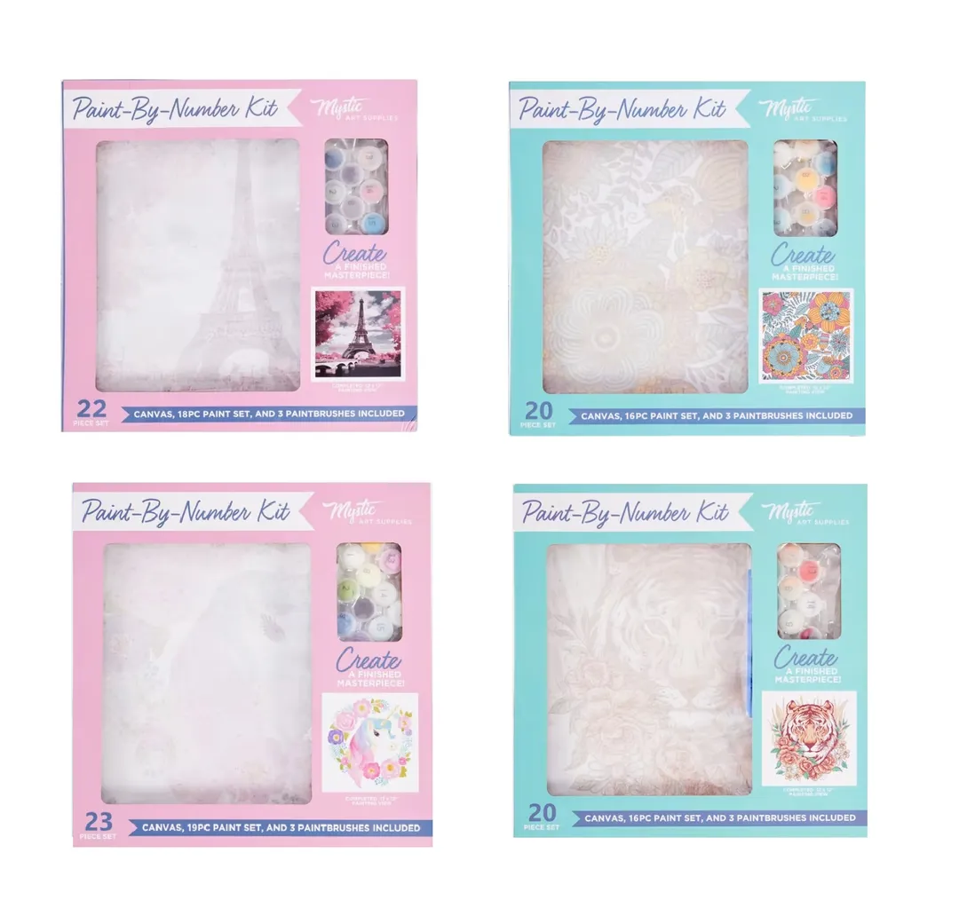Paint By Number Kit - Available 4 Designs