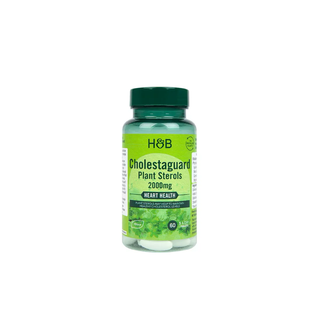 ستيرول نباتي 2000 ملجرام ، 60 حبة , H&B