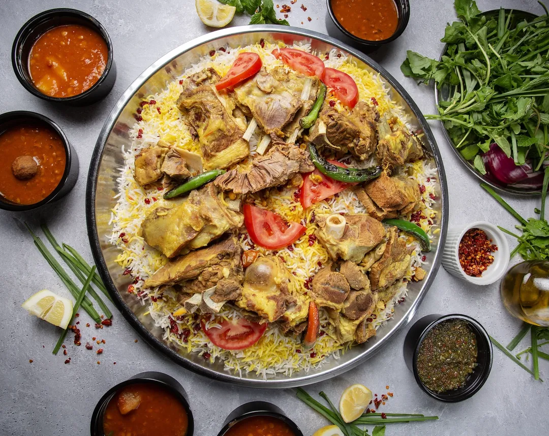 Chelow Gosht Tray