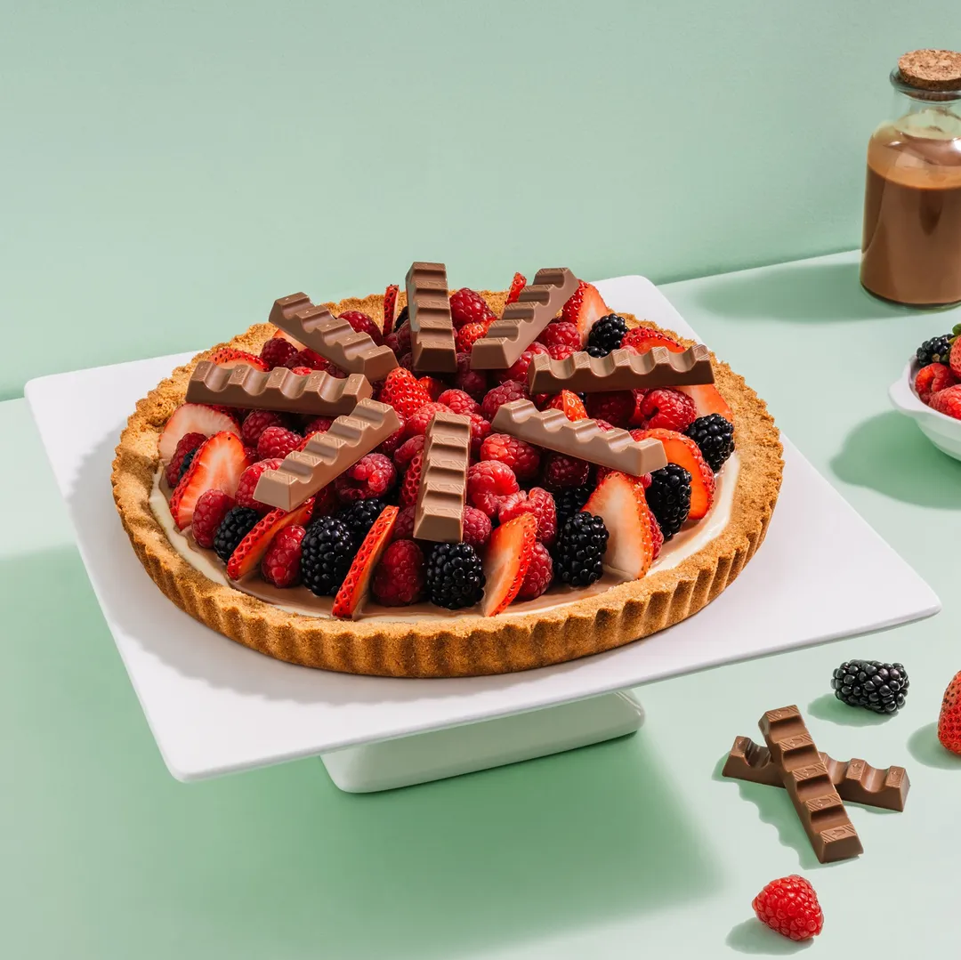 Kinder Chocolate Tart.