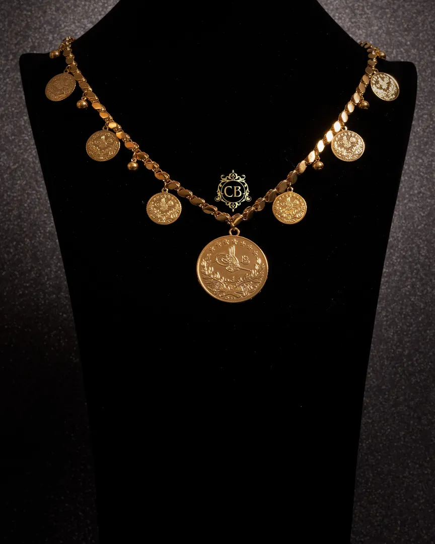 Gold-plated Ottoman liras