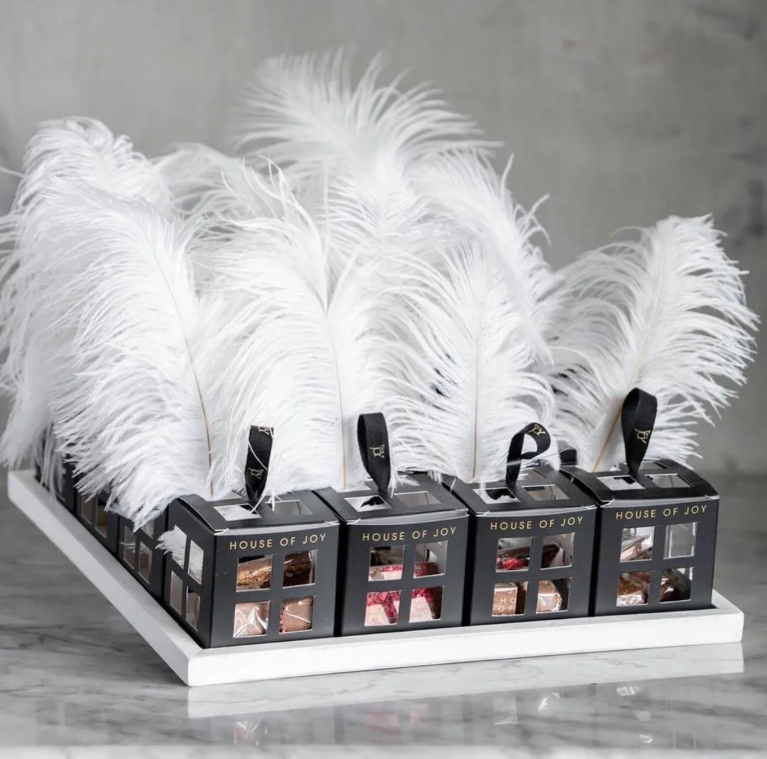 12 pcs House of Joy box with wooden tray(set)