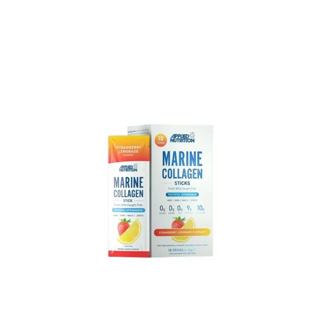 APPLIED NUTRITION, MARINE COLLAGEN 10STICKSX12G,STRAWBERRY LEMONADE