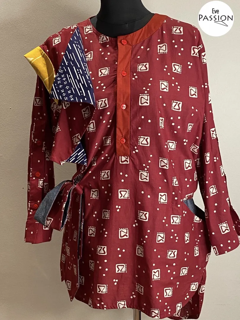 RED PATTERN SHIRT