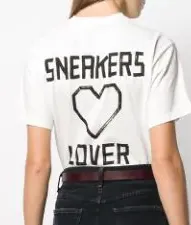 T-Shirt Golden VAR.W1 White Sneakers Love