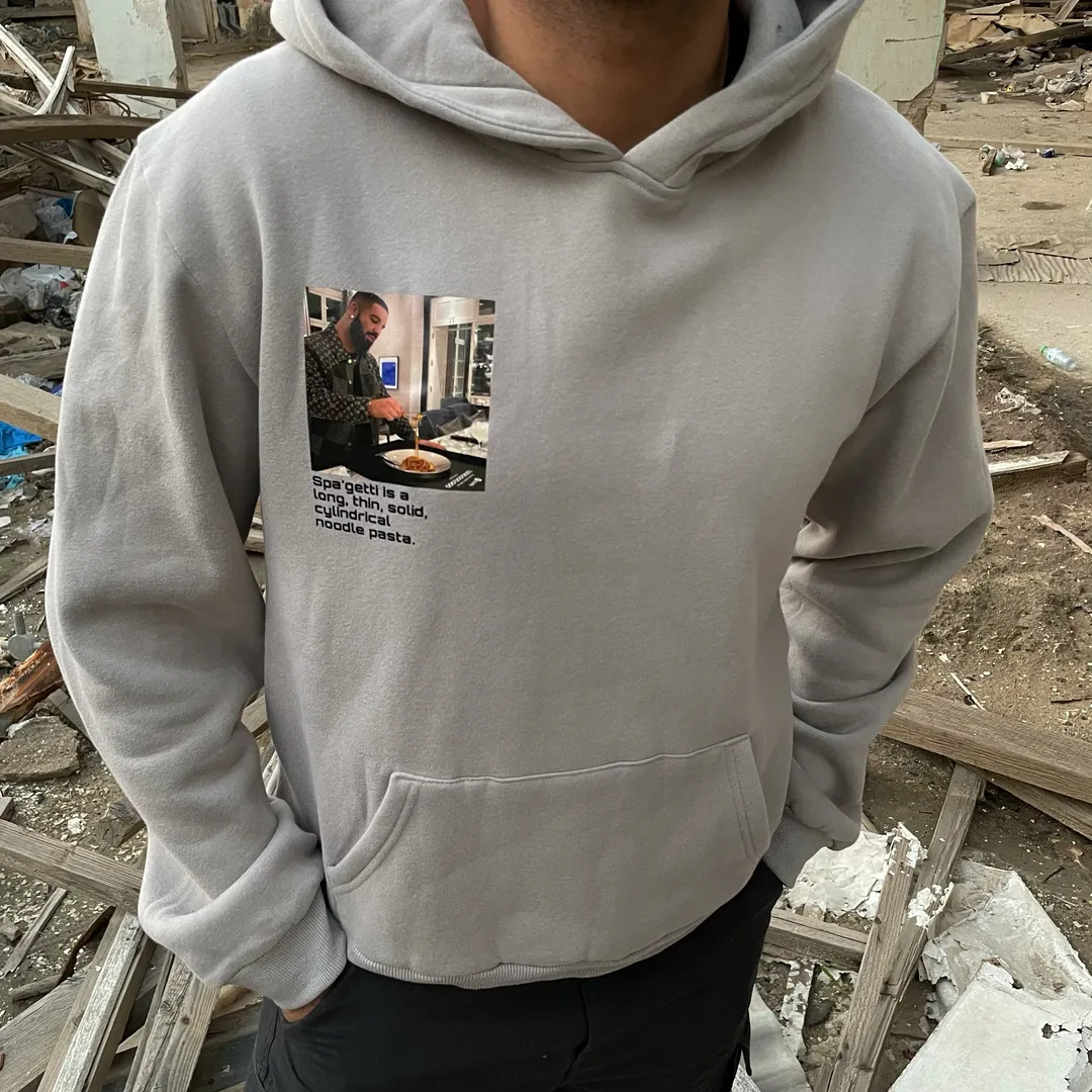 Drake Spa'getti Grey Hoodie