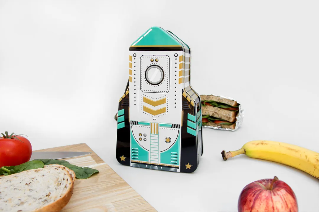 Rocket Metal Lunch Box