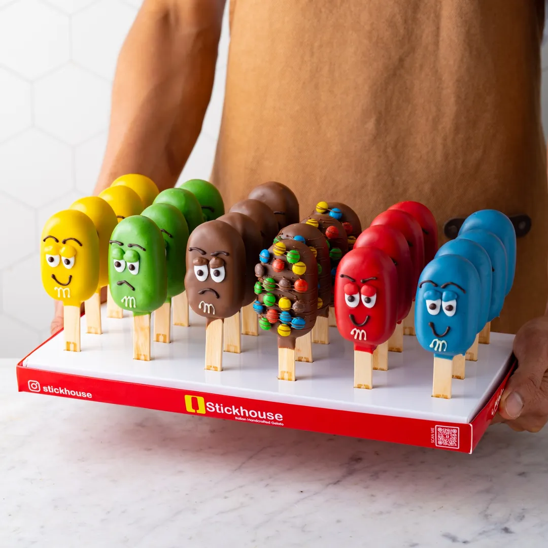 Cake stick M&M Box