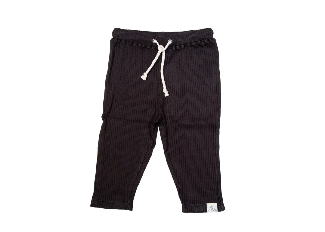 Drawstring Pants (Black Olive)