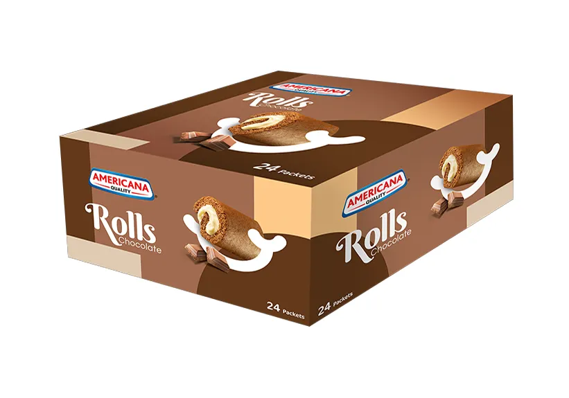 Americana Super Roll Chocolate 24 Pieces x 20g