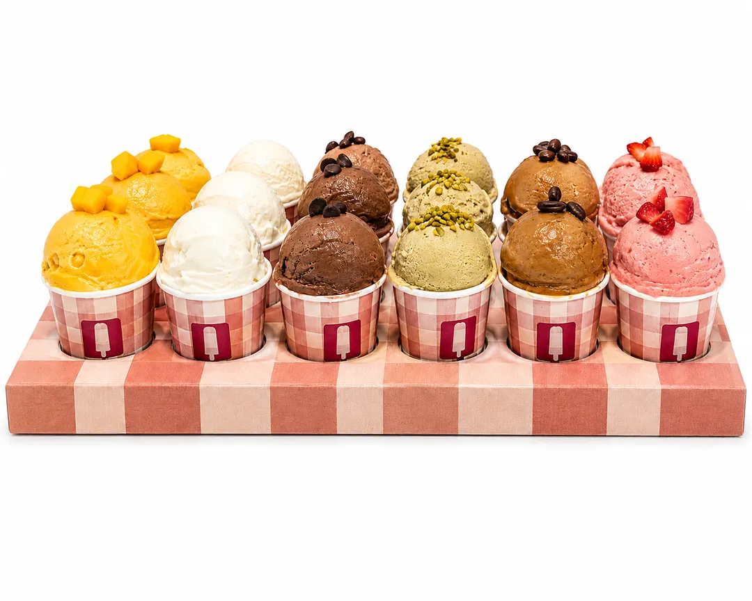 Gelato Scoop mix 18pcs