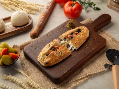 Akkawi Cheese, Vegetables.