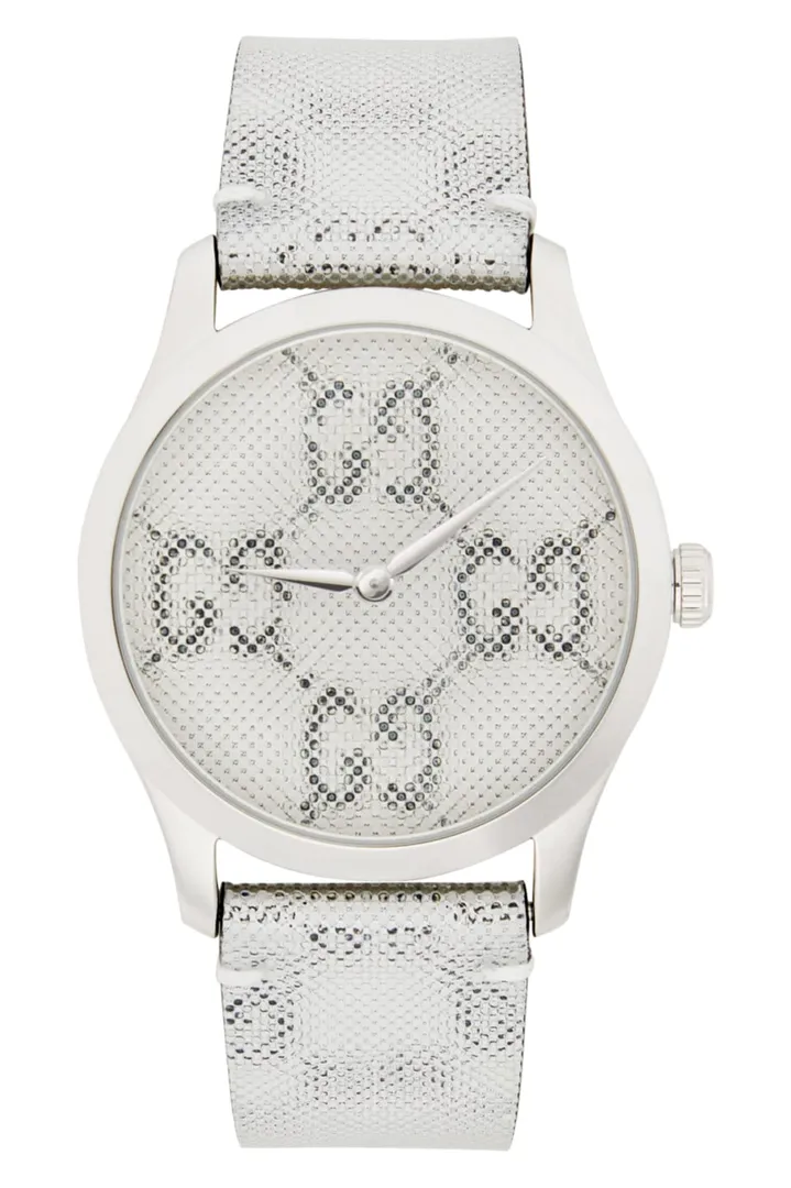 Gucci - Silver Gg Hologram G-Timeless Watch