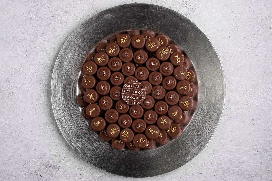 Classic Silver Tray With Mixed Chocolate