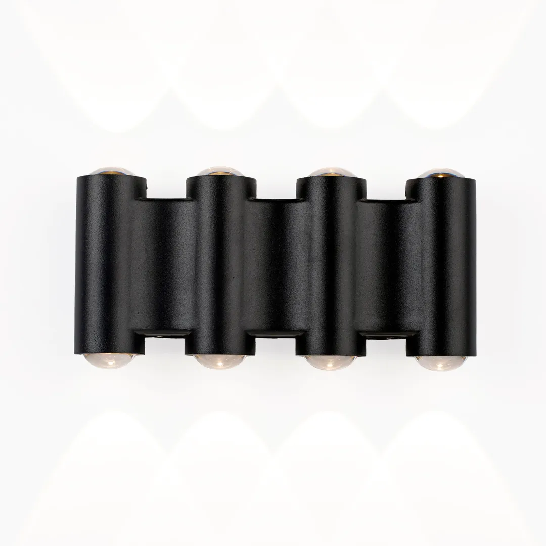 CLEVER Led Wall Lamp BLACK 185x40x80mm